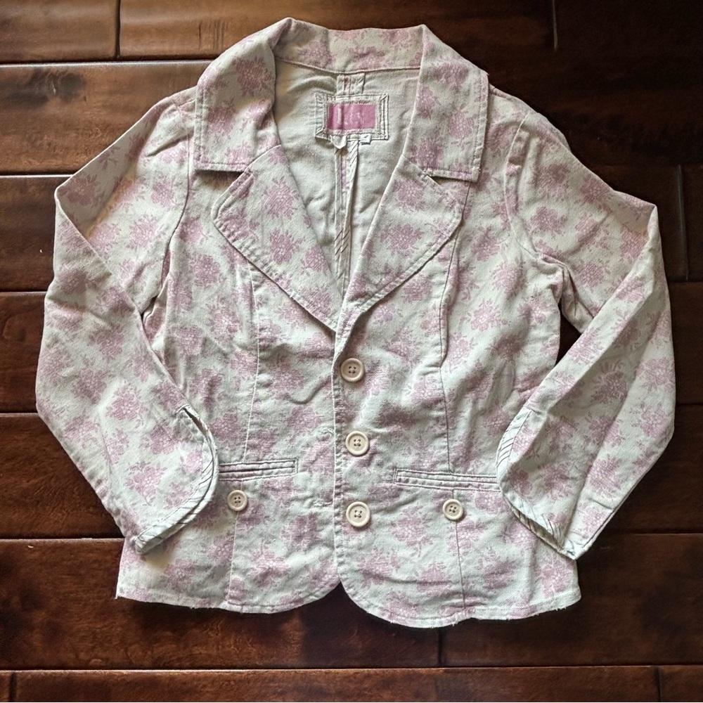 Anthropologie Vintage Floral Blazer